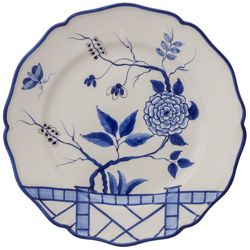 Steccato Blu Dinner Plate - Set of 2