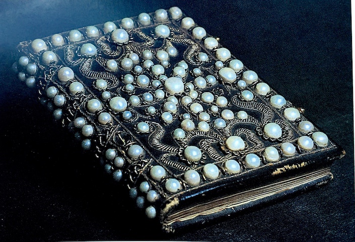 Charles I prayer book with pearls