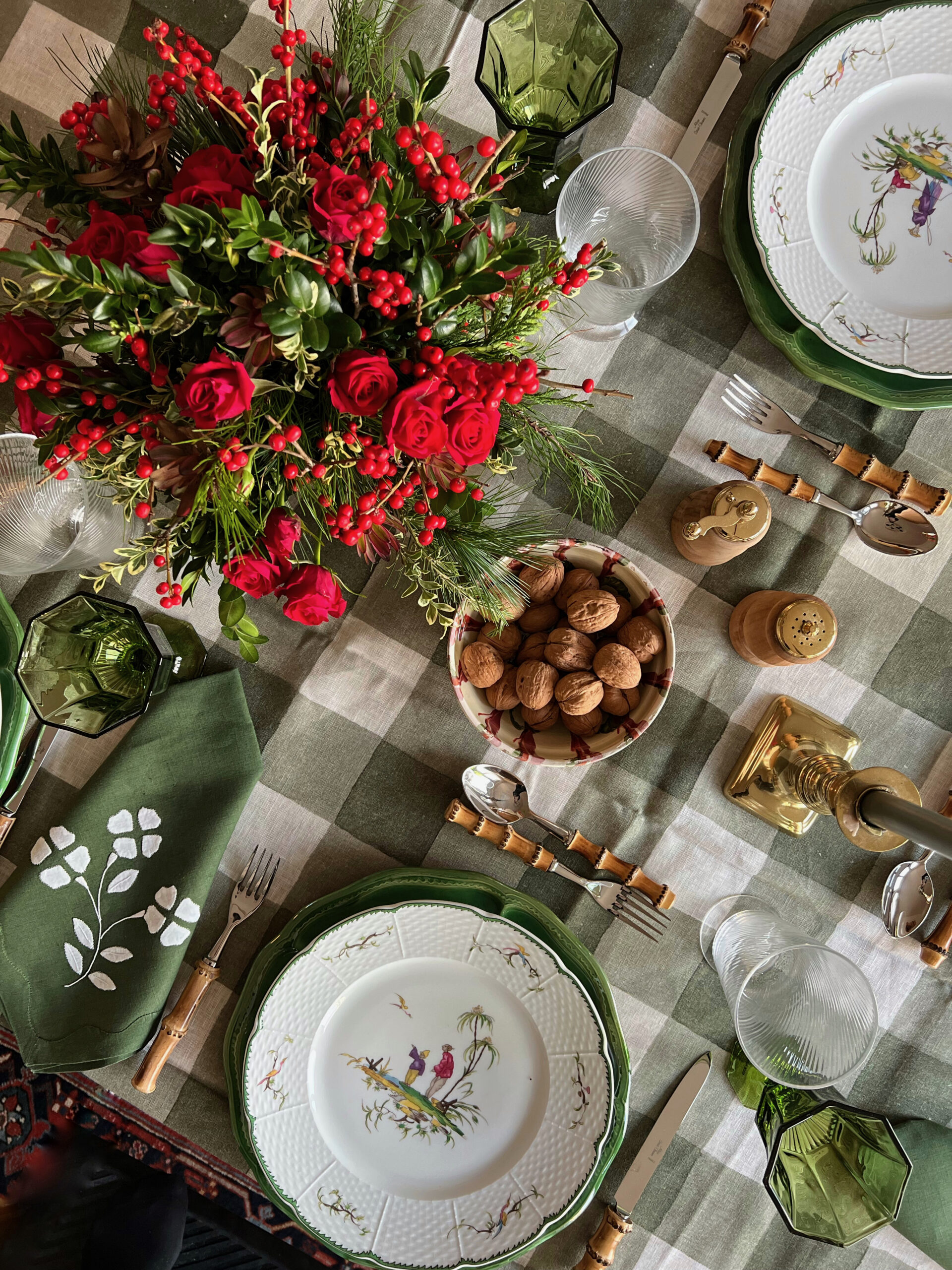 Christmas table via Quintessence