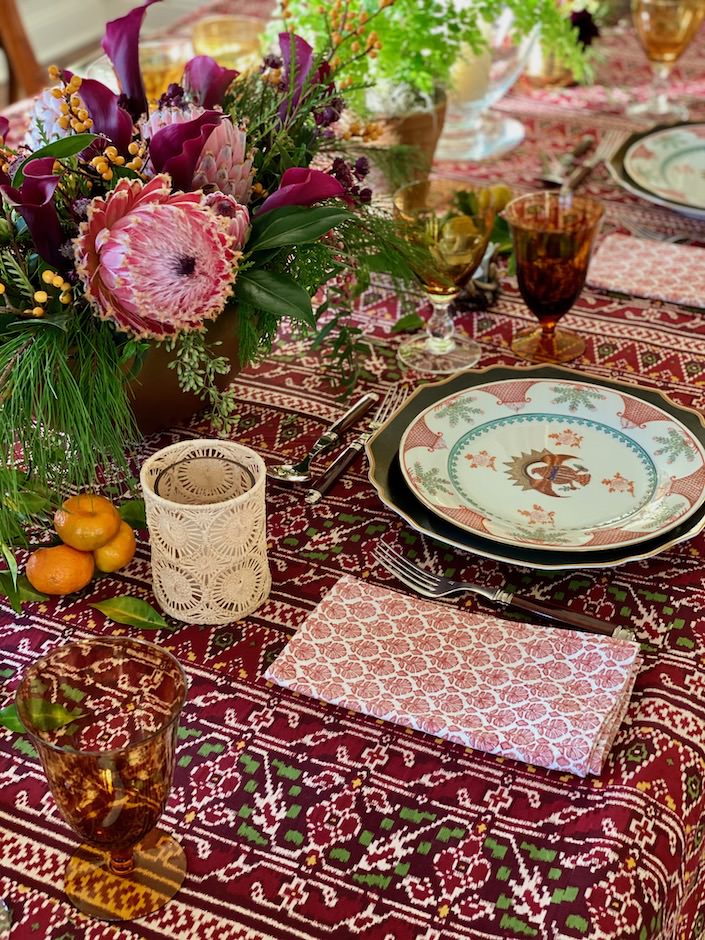 Christmas table via Quintessence