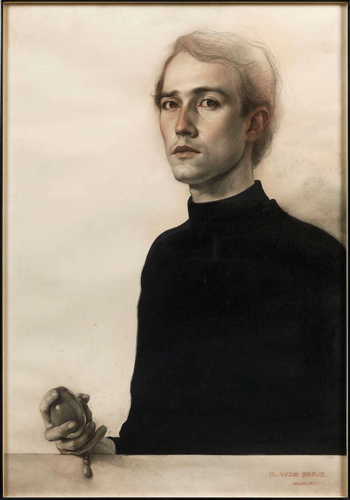 claudio-bravo-portrait-at-daniel-katz-at-tefaf-new-york-fall