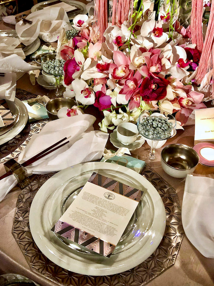 Eleish Van Breems detail NYBG 2019 Orchid Dinner