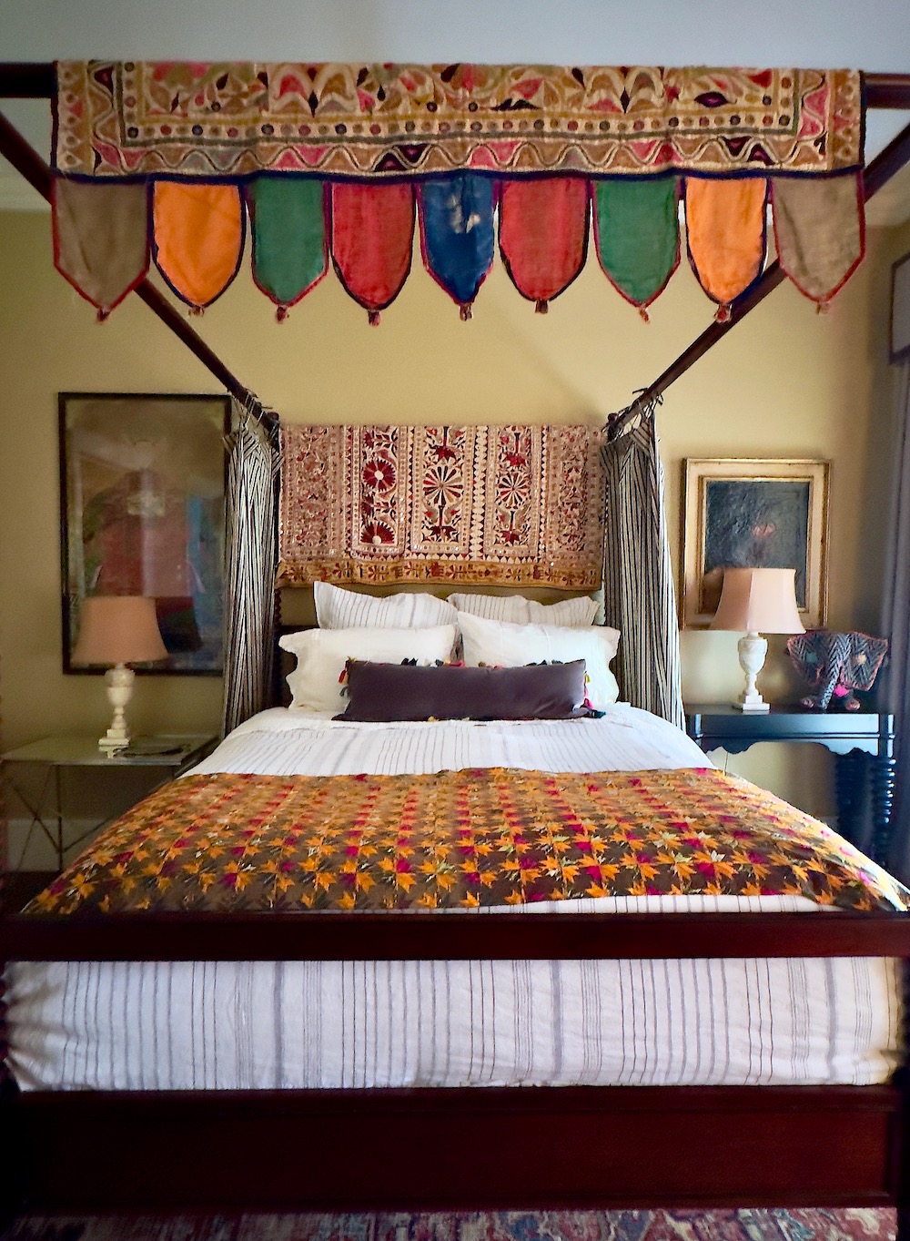 guest room in Sophie Sutton's Manhattan townhouse