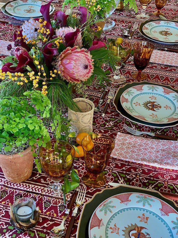 Holiday table via Quintessence