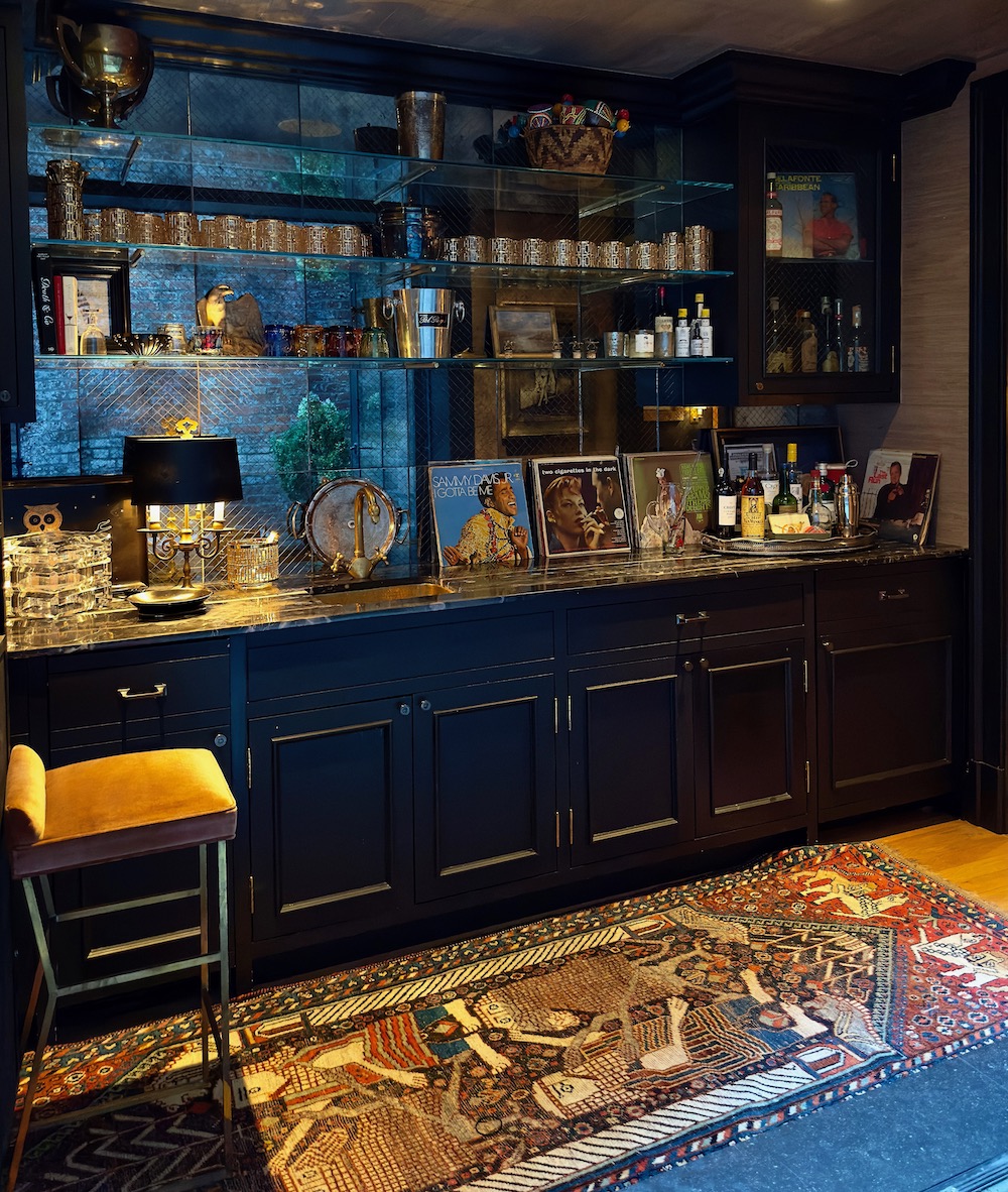 bar in Sophie Sutton townhouse