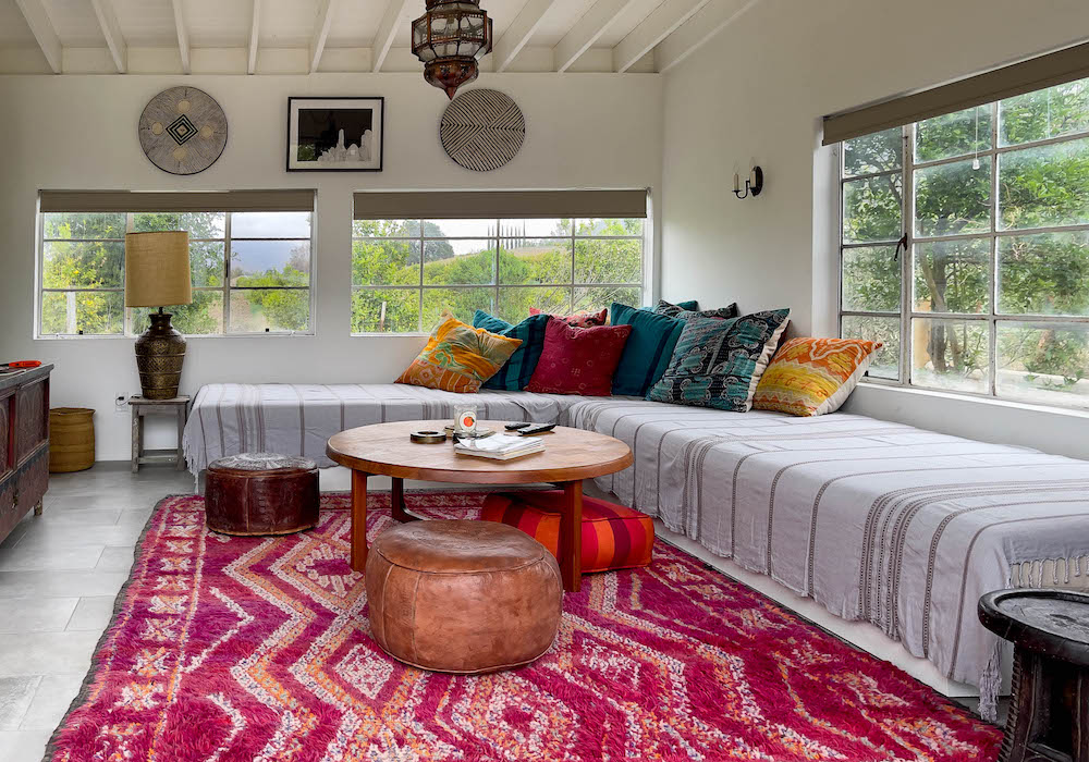 Inside Isabelle Dahlin Ojai home pool house