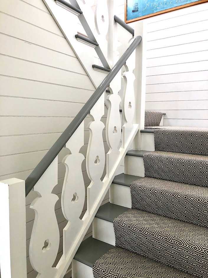 Nantucket guest house balusters