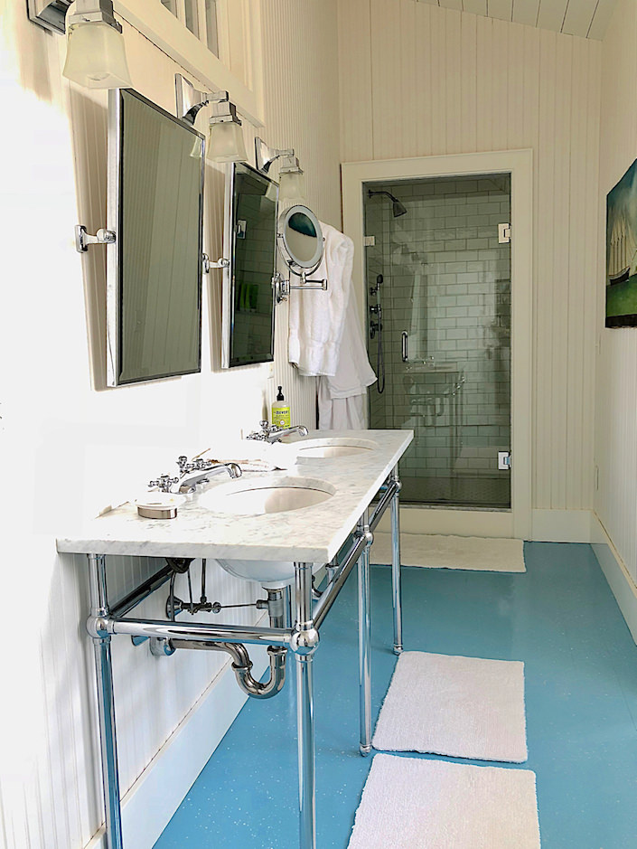 Nantucket guest house master bath