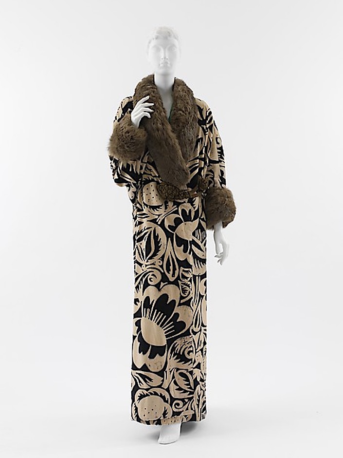 Paul Poiret design with fabric by Raoul Dufy