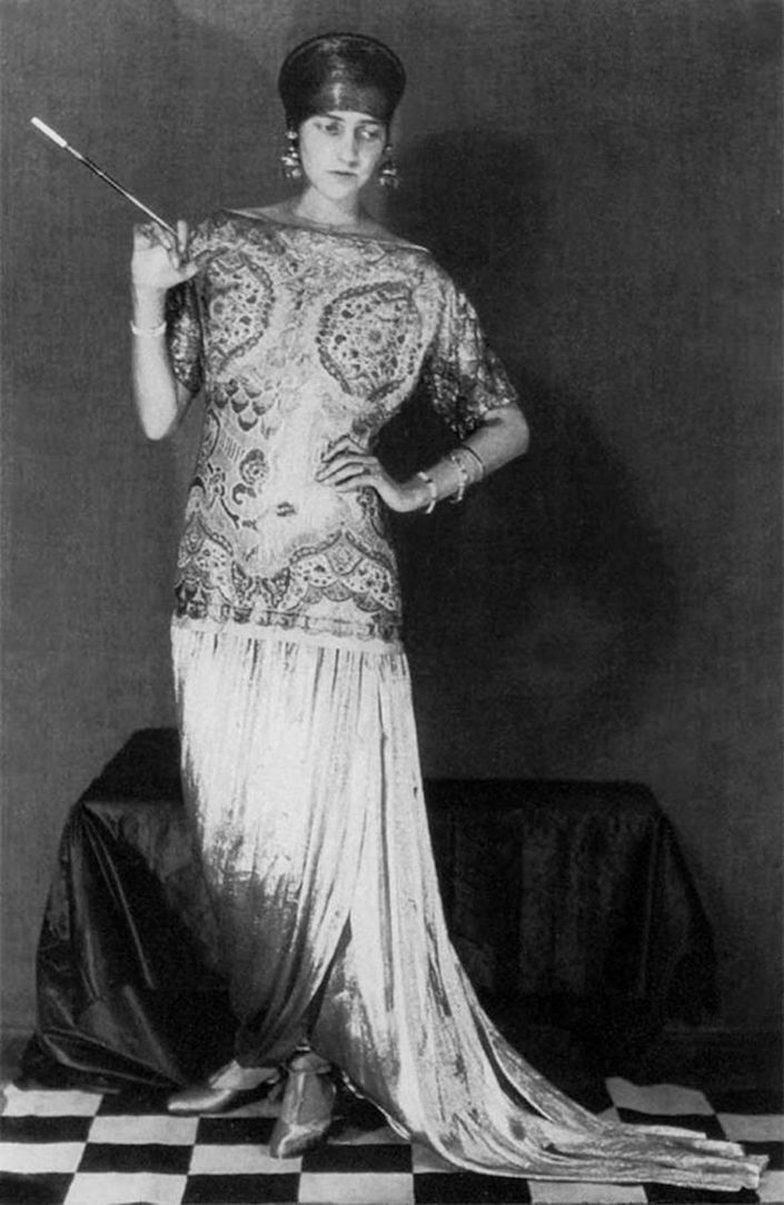 Peggy Guggenheim in Paul Poiret