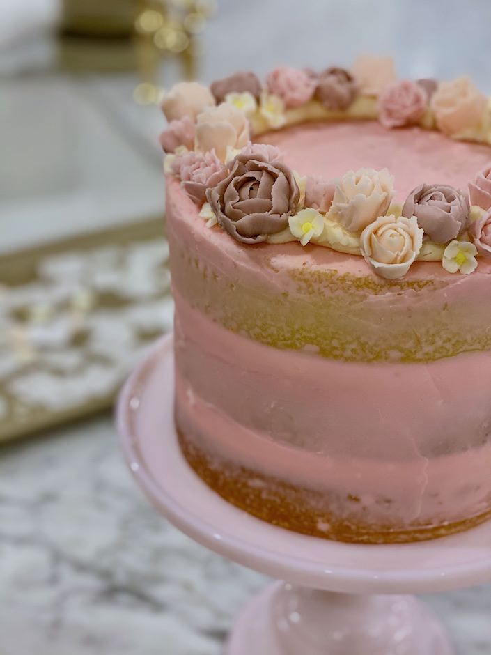 Preppy Kitchen Naked Cake via Quintessence