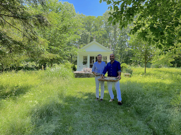 Robb Nestor and Bill Reynolds at River Road Farm