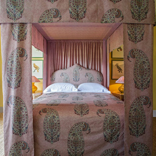 Soane Fall 2016 - bed with Paisley Parrot fabric