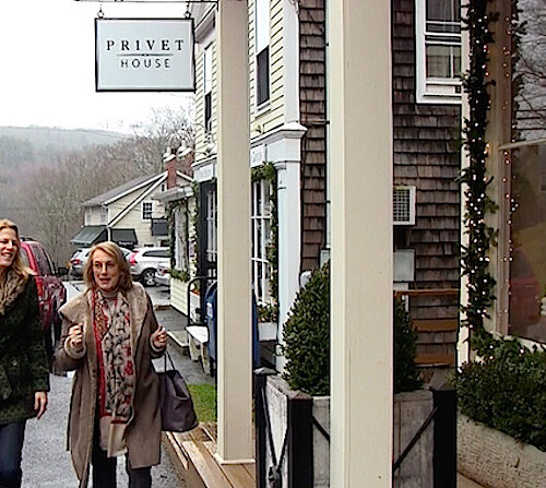 Nina Campbell and Susanna Salk in New Preston, CT